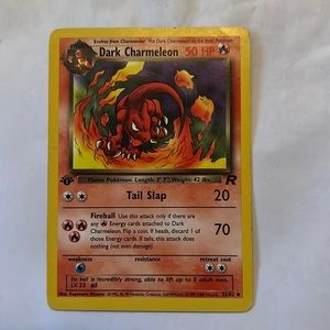 1995 dark Charmeleon card